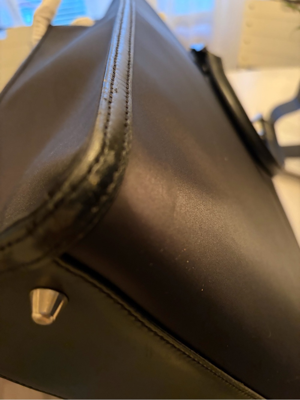 Burberry Black Structured Vintage Tote Bag/Briefcase - Picture 9 of 16